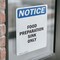 Signmission Food Preparation Sink Only, 7 in W x Rectangle, Vinyl Decal OS-2PACK-NS-D-710-V-12836 - alternate 3